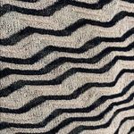 Dana Buchman  Womens Large Knit Top Quiet Luxury Tan Black Stripe Photo 1