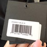 Mac Duggal  Foldover Jeweled Midi Dress size 6 black UB Photo 4