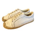 Anthropologie Soludos white 100% leather espafrille sneaker size 9 Photo 1