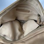 Lucky Brand  Womens Crossbody Stash Bag Purse Beige Leather Photo 8