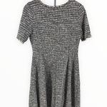 Lane Bryant Tweed Boucle Raw Trim Short Sleeve Fit & Flare Dress 10/12 Large Photo 7