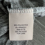 Philosophy  Tank Top Womens Extra Small Glittery Gray Raceback Photo 6