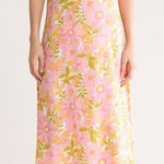 Billabong  Golden Hour Maxi Dress Bright Pink Size Medium Photo 0