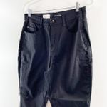 Pilcro by Anthropologie Knightsbridge Slim Tuck High Rise Ankle Jeans Black 32 Size 14 Photo 5