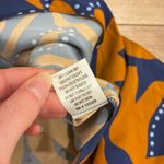 La Ligne Imogen Dress Silk Faux Wrap Floral Keyhole Maxi Dress Size L *FLAW Orange Size L Photo 9