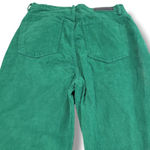 PacSun Pants Size 29 W30" x L31" Dad Jean Corduroy Pants Button Fly Green Women's Photo 4
