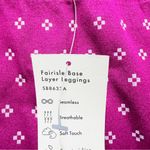 Sweaty Betty Modal Fair Isle Base Layer Leggings - Large - NWT Photo 3