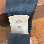 Coach  Justina Black Ankle Boots Women's Beaded Chain Accents size 6.5 Photo 7