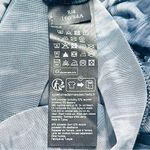 ALLSAINTS Tia Long Sleeve Mesh Top in Inez Blue - US 4 Photo 5