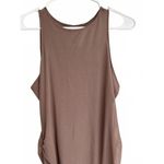 BP Ruched Mesh Body-Con Mini Dress Medium Brown Taupe NWT Medium Photo 5