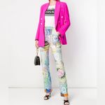 Versace NWT Technicolor Baroque Print Jeans Photo 1
