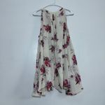 Free People Tree Swing Floral Print Sleeveless Flowy Tank Blouse Bohemian Sz M Photo 3