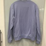 FILA  Womens Purple Midweight French Terry Crewneck Long Sleeve Sweatshirt Sz L Photo 6