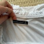 Abercrombie & Fitch  White Off The Shoulder Shirt Photo 4