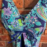 Ocean Dream womens floral paisley tankini swimsuit top blue 16 Photo 3