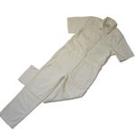 Everlane NWT The Supersoft Jean Coverall in Seeded Ecru Denim Cotton Jumpsuit 12 Photo 0