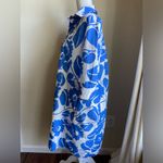 Piazza Sempione  Collared Poplin Shirt Dress Florals *No Belt* Made in Italy Photo 2