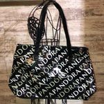 Pandora tote bag black white and gray travel bag purse grocery carrier clothing Photo 0