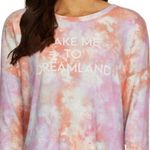 Wildfox TIE DYE RAINBOW TAKE ME TO DREAMLAND PURPLE LONG SLEEVE CREW NECK TOP Photo 1