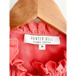 Hunter Bell NYC | Bea Quilted-Sleeve Ruffle-Trim Top | Sz M Photo 6