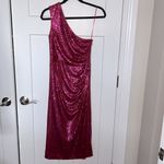 Dress the Population NWOT  Martine Sequin One Shoulder Midi Dress Photo 2