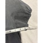 J. CREW FACTORY Gray Grey Career Short Cap Sleeve Stripe Cotton Silk Dress 14 Photo 5