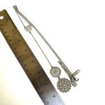 INC International Concepts silver tone circle pendant necklace Photo 7