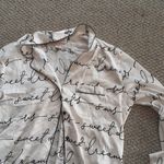 Victoria's Secret  Sweet Dreams Button-Down Satin Night Shirt SIZE M Photo 2