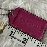 Coach Fuchsia Replacement Hang Tag Bag Charm Photo 2