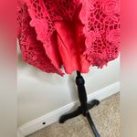 Romeo + Juliet Couture NTM: NWT Coral Crochet Short Sleeve Knee Dress Sz M Photo 4