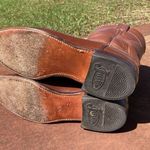 Justin Boots 90s Justin Roper Womens 7B Brown Leather Cowboy Western Boots L3802 Cognac Vtg Photo 7