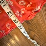 Free People  Never a Dull Moment red daisy boho blouse Photo 6