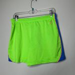Nike Vintage Y2K Running Shorts – Bright Neon Green & Blue medium Photo 5