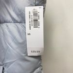Old Navy  Womens Puffer Vest Size XS Gray Fleece Lined Full Zip Outdoor Fall Photo 4