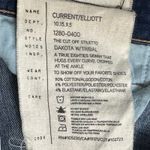 Current/Elliott Current Elliot Jeans 27 The Cut Off Crop Stiletto Darkota With Tribal Cuff Photo 10