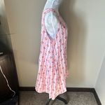 CP Shades  Linen Dress Womens Floral Pink with Pockets Comfy Large Photo 3