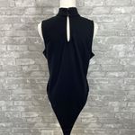 Buckle Black Sleeveless Bodysuit Photo 2