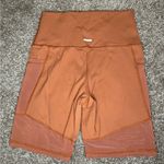 Aerie Rust Compression Biker Shorts Chill Play Move Photo 3