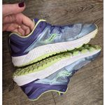 Saucony  Freedom Running Shoes Sneakers Purple Mint Green Size 8.5 Photo 9