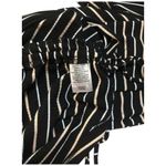 Abound New  Womens Size Large Rain Check Bodycon Mini Striped Ruched Black Photo 10