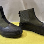 Vans Colfax Boots Green Checkered Women's 7.5 Men's 6 Shoes Checkerboard Photo 0