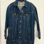 Gap  Dark Blue Denim Jacket oversized size S NWT 100% cotton Photo 0
