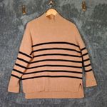 Boden Oversized High Neck Jumper Wool Long Sleeve Sweater Womens 14 Tan Photo 1