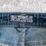 Silver Jeans  Co Aiko Kick Flare Capri Dark Wash Size 30 Photo 4