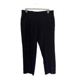 Calvin Klein ‎ Highline Ankle Length Navy Blue Linen Blend Size 14 Pants N… Photo 2