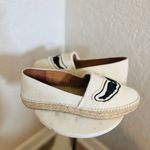 Zadig & Voltaire  Canvas Espadrille Slip on‎ Flat, Cream/Black, Size 11, NWOT Photo 7