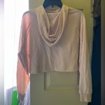 PINK - Victoria's Secret PINK Light Pink Cropped Hoodie Photo 1