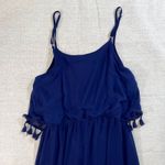 Xhilaration | Navy Tassel Illusion Maxi Dress | Medium Photo 2
