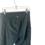Yogalicious Lux Women's Size Small Forest Green Soft Mid Rise Crop Leggings Photo 4