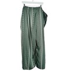 Woman Within  Green White Geometric Pull On Pants Boho Festival NWT Womens 34WP Photo 2